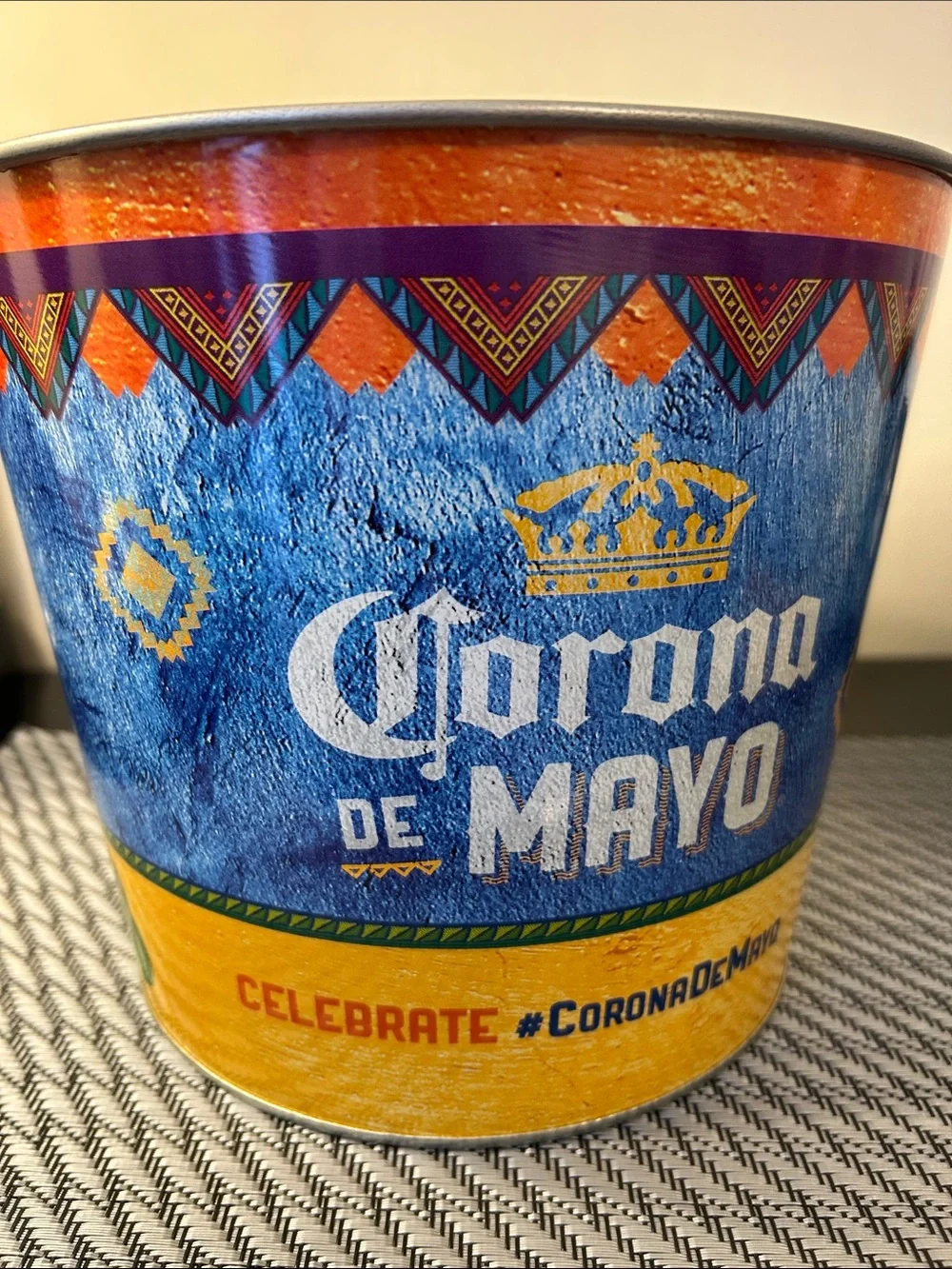 Brand New Corona Branded Beverage Bucket in “Corona De Mayo” Theme